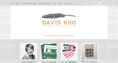 Desktop Screenshot of daviskho.com